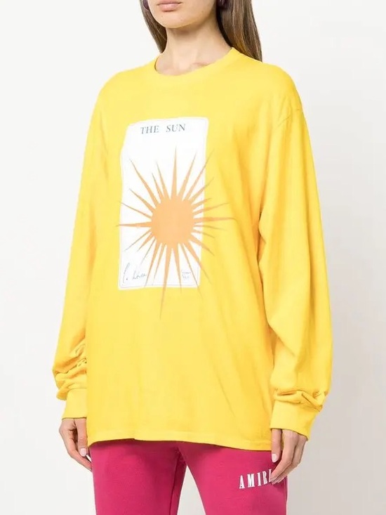 La Detresse Tops - NWT La Detresse Strength Electric Long-Sleeve “The Sun” Top XS Extra Small